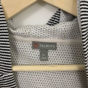 Talbots Stripped Hoodie- 2XL